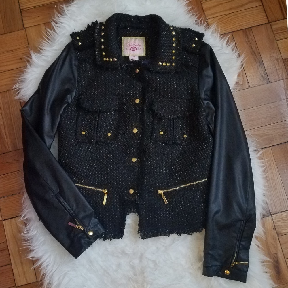 Fringed Tweed Jacket